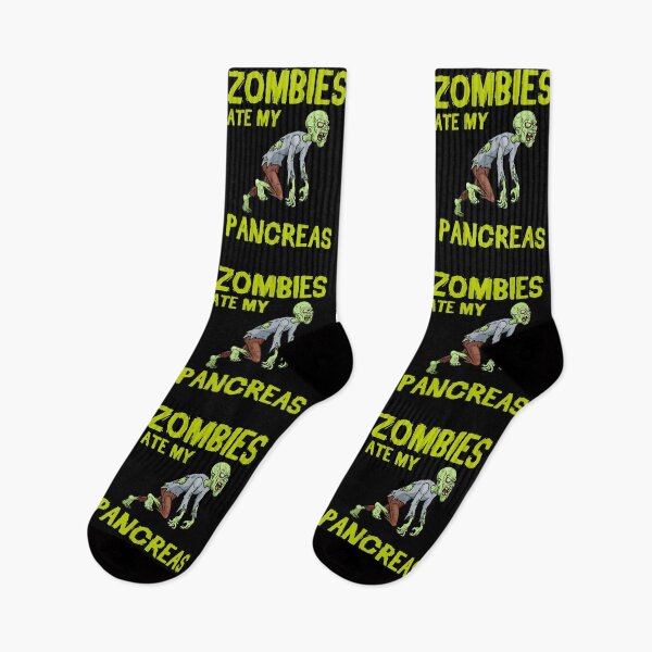 Item preview, T1D Type 1 Diabetes Halloween Zombies Ate my Pancreas designed and sold by TastefulTees.