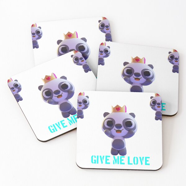 Item preview, Cute three panda, give me love, pandas, panda working out, bear, bears  designed and sold by Menariya.