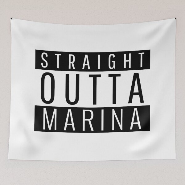 Item preview, Straight Outta Marina California  designed and sold by Teelogic.