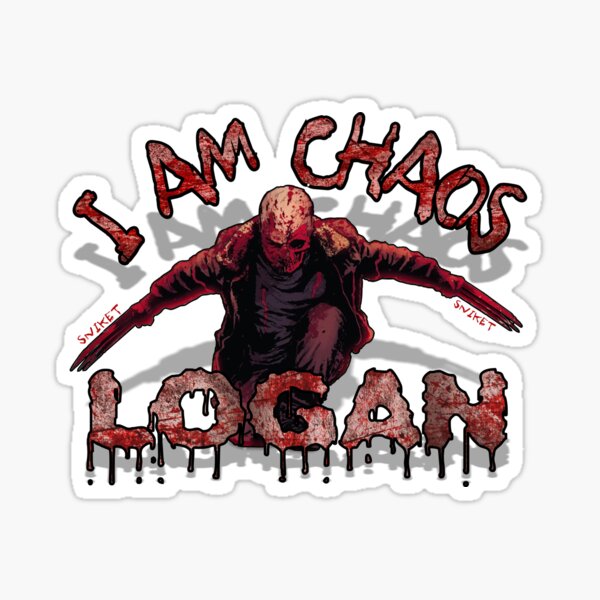 Logan Old MAN I AM Chaos Sticker