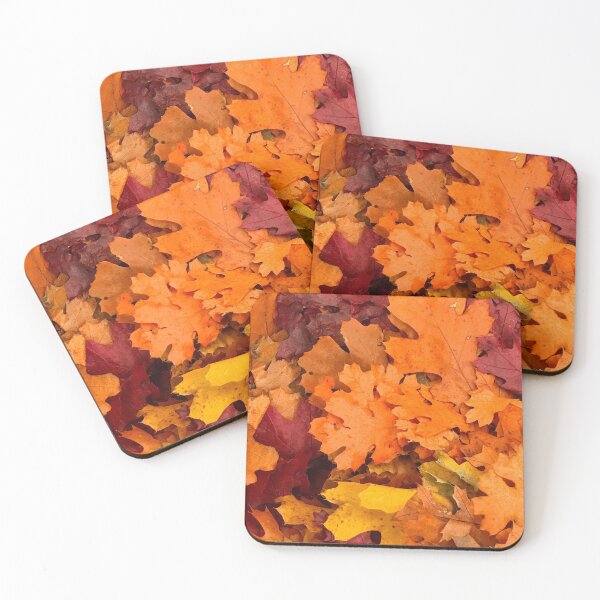 Item preview, Autumn Pumpkin-Orange and Sunset-Red Spectacular Leaves Art Photo  designed and sold by DEC02.