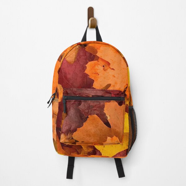 Item preview, Autumn Pumpkin-Orange and Sunset-Red Spectacular Leaves Art Photo  designed and sold by DEC02.