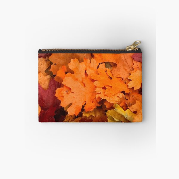 Item preview, Autumn Pumpkin-Orange and Sunset-Red Spectacular Leaves Art Photo  designed and sold by DEC02.