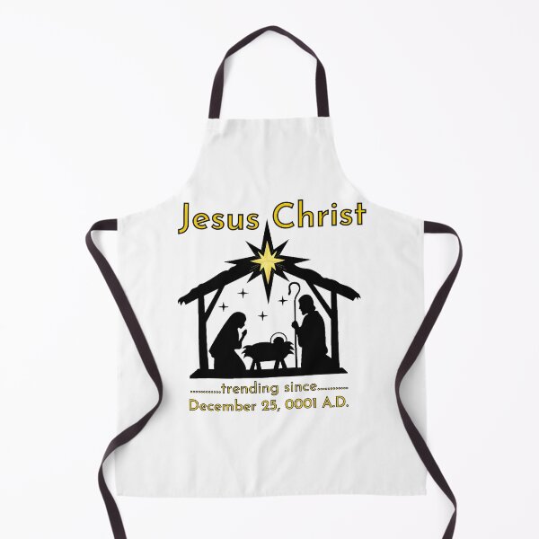 Artikelvorschau, Jesus Christus im Trend seit dem 25. Dezember 0001 n. Chr. Lustige Weihnachtskrippe entworfen und verkauft von CBCreations73.