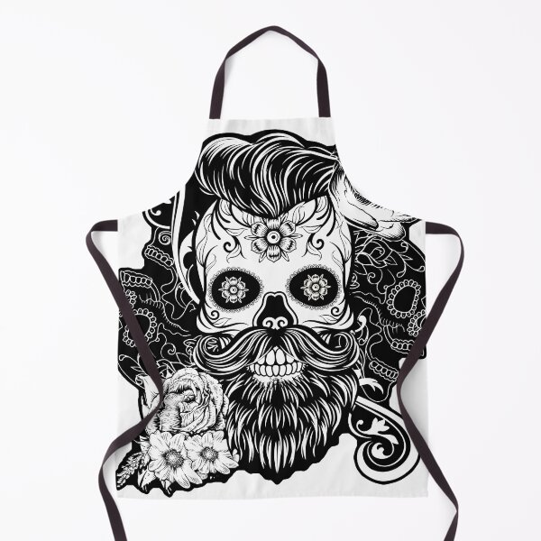 Item preview, Black & White Whimsical Skull Happy Halloween! designed and sold by Capiral Bucketlist.