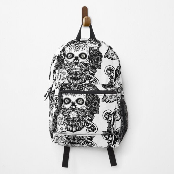Item preview, Black & White Whimsical Skull Happy Halloween! designed and sold by Capiral Bucketlist.