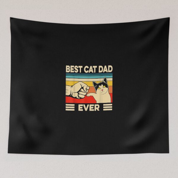 Item preview, Best Cat Dad Ever Funny Cat Dad Father Vintage designed and sold by JasonNathaya.