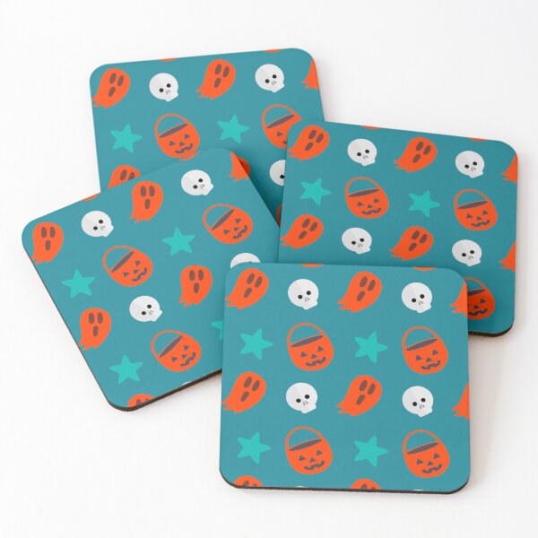 Item preview, Copia de Cute Halloween /Aqua Bg designed and sold by prustenvc.