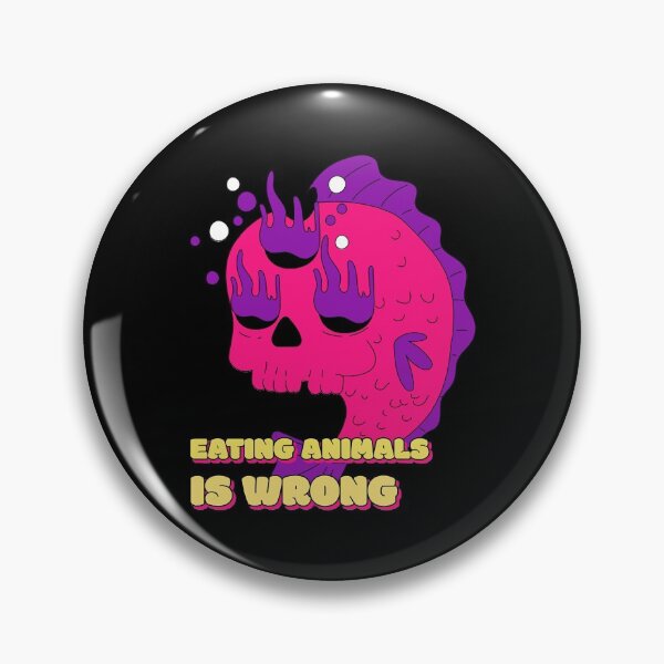 Item preview, Gifts Women Eating Animals Is Wrong  Dead Fish Turn To Ghost Graphic For Fans designed and sold by MakennaBogan.