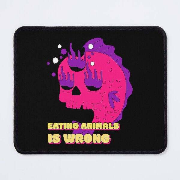 Item preview, Gifts Women Eating Animals Is Wrong  Dead Fish Turn To Ghost Graphic For Fans designed and sold by MakennaBogan.