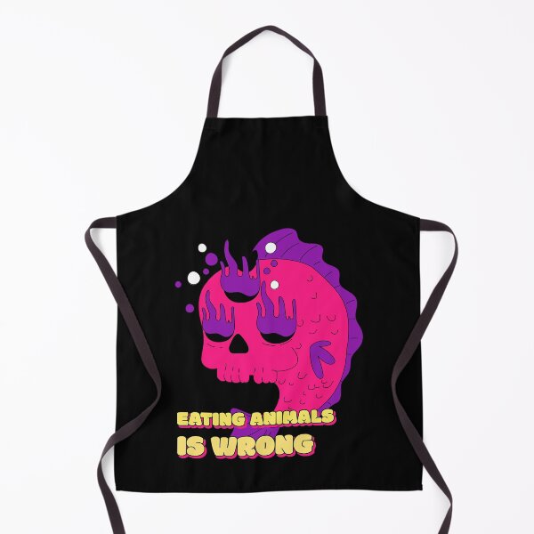 Item preview, Gifts Women Eating Animals Is Wrong Dead Fish Turn To Ghost Graphic For Fans designed and sold by MakennaBogan.