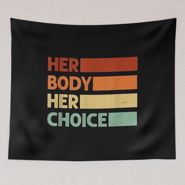 Item preview, Vintage Pro Choice Her Body Her Choice Women's designed and sold by Elmarorkson.