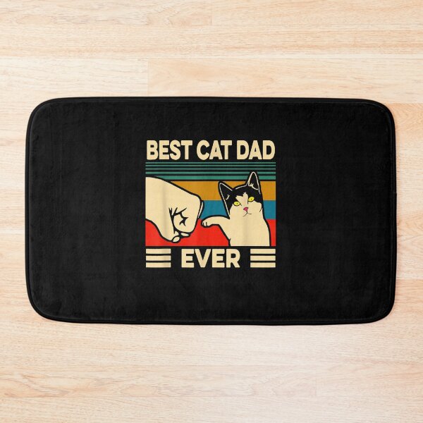 Item preview, Best Cat Dad Ever Vintage Men Bump Fit Fathers Day designed and sold by JasonNathaya.