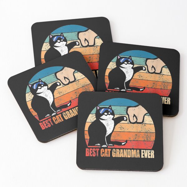 Item preview, Best Cat Grandma Ever Fist Bump Funny Nana designed and sold by JasonNathaya.