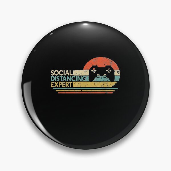 Item preview, Social Distancing Expert Gaming Vintage Video Gamer designed and sold by MuratshiMana.