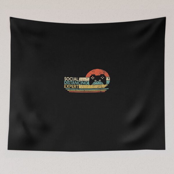 Item preview, Social Distancing Expert Gaming Vintage Video Gamer designed and sold by MuratshiMana.