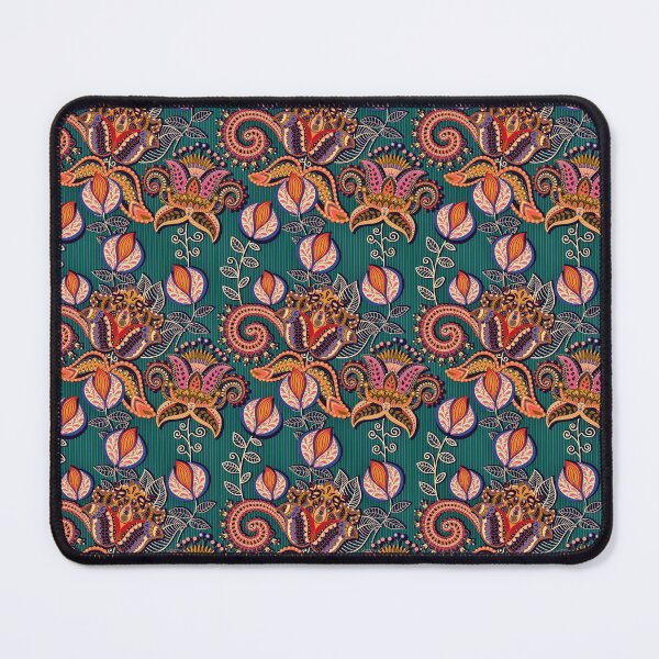 Item preview, Floral Batik Bathik Pattern Bed Sheet or Frock Design designed and sold by PodiShawna.