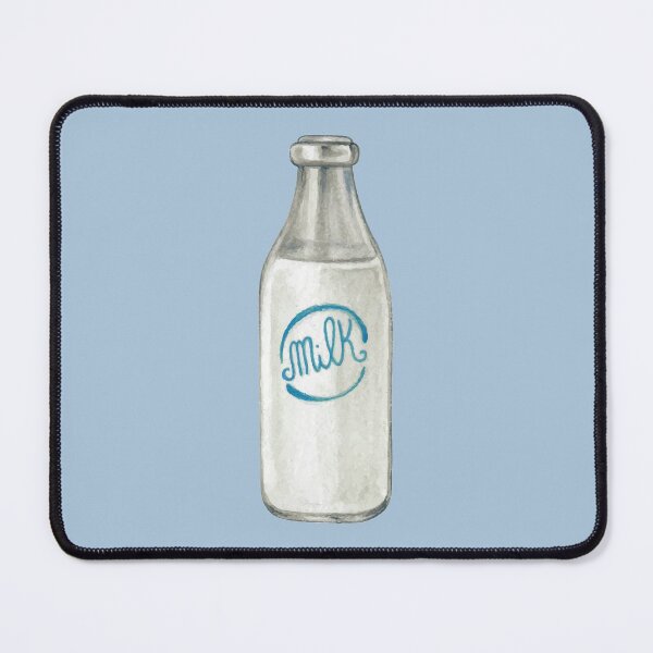 Item preview, Realistic Milk In A Glass Bottle designed and sold by Alicia Chee.