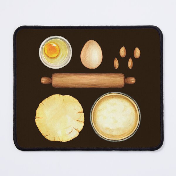 Item preview, Baking Needs - Dough, Pastry, Egg, Almonds, Pan and Rolling Pin designed and sold by Alicia Chee.