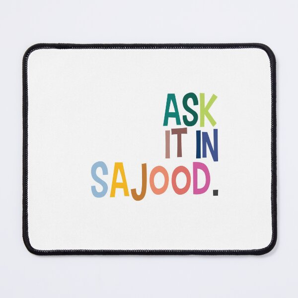 Item preview, Ask it in sajood designed and sold by Pink Pastel Studio.