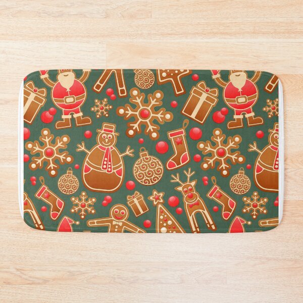 Item preview, Christmas Batik Bathik Pattern Bed Sheet or Frock Design  designed and sold by PodiShawna.