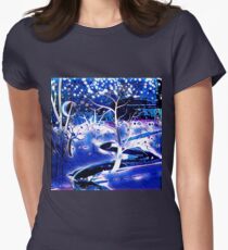 Snowy, Snowy Night Women's Fitted T-Shirt