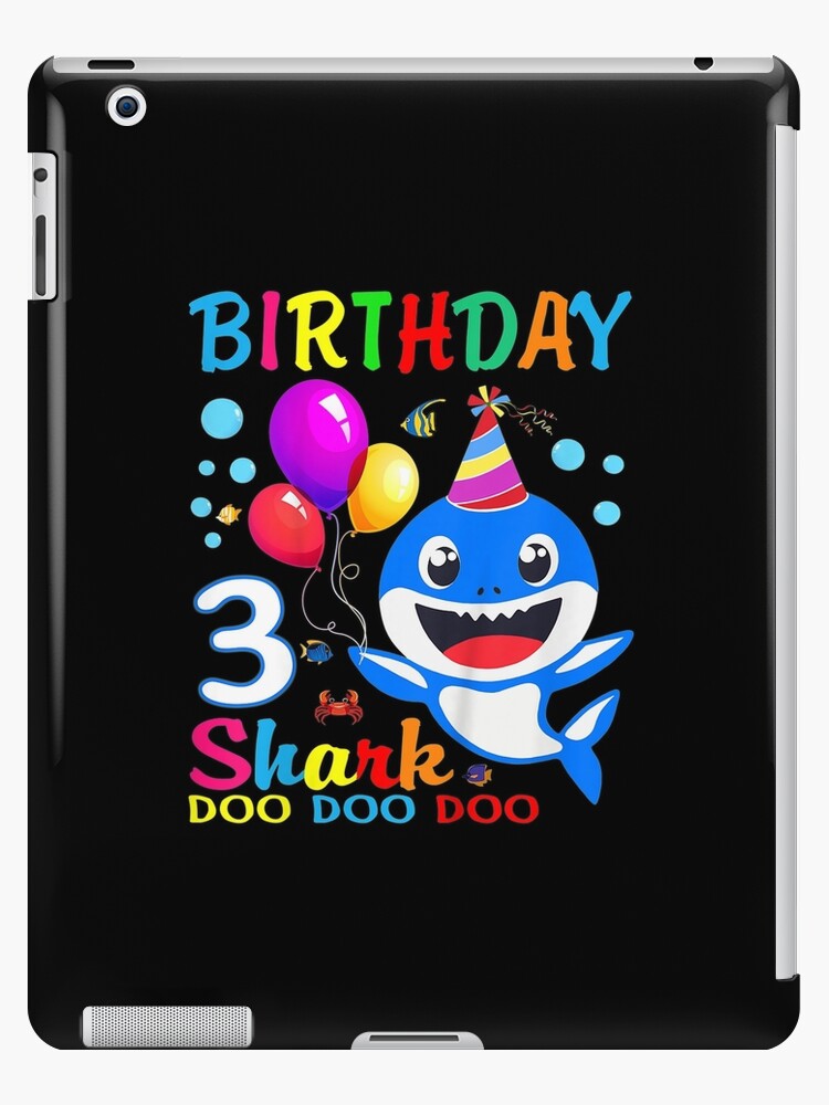 Póster for Sale con la obra «Kids Kids Baby Shark 3 años 3er cumpleaños Doo  Doo» de EdgarshiEnli
