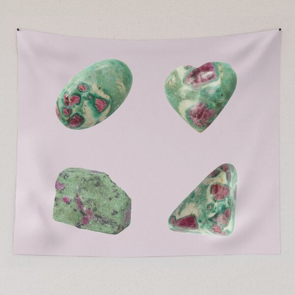 Item preview, Ruby Fuchsite Gemstone designed and sold by mooneko.