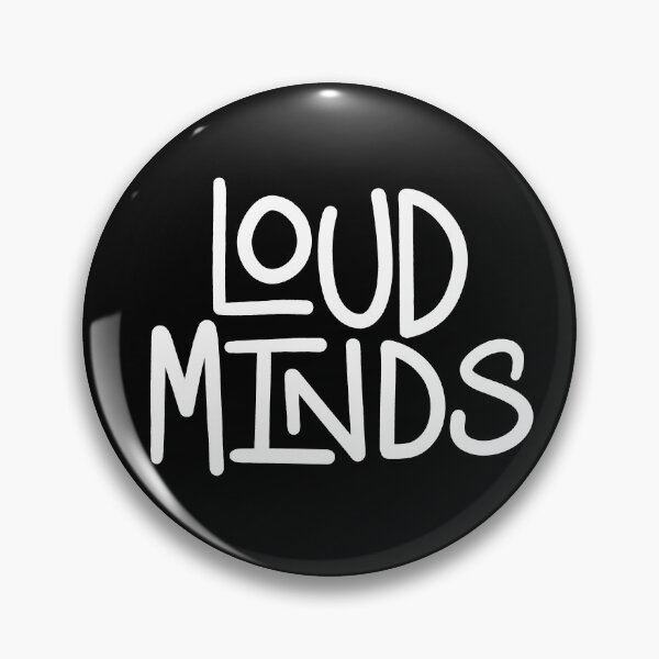 Item preview, Loud Minds (white) designed and sold by LovinthWow.