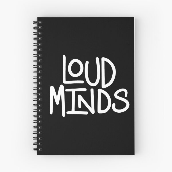 Item preview, Loud Minds (white) designed and sold by LovinthWow.