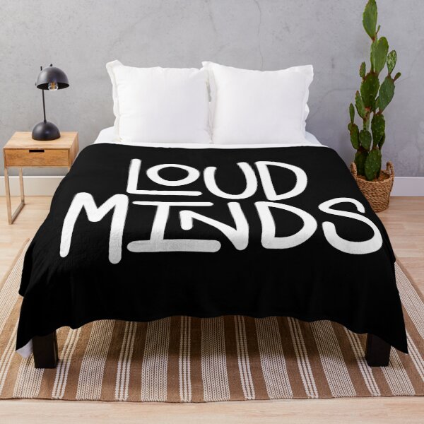 Item preview, Loud Minds (white) designed and sold by LovinthWow.
