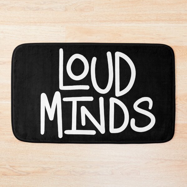 Item preview, Loud Minds (white) designed and sold by LovinthWow.