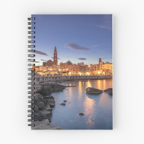 Item preview, Monopoli , Italy at night designed and sold by mitzobs.