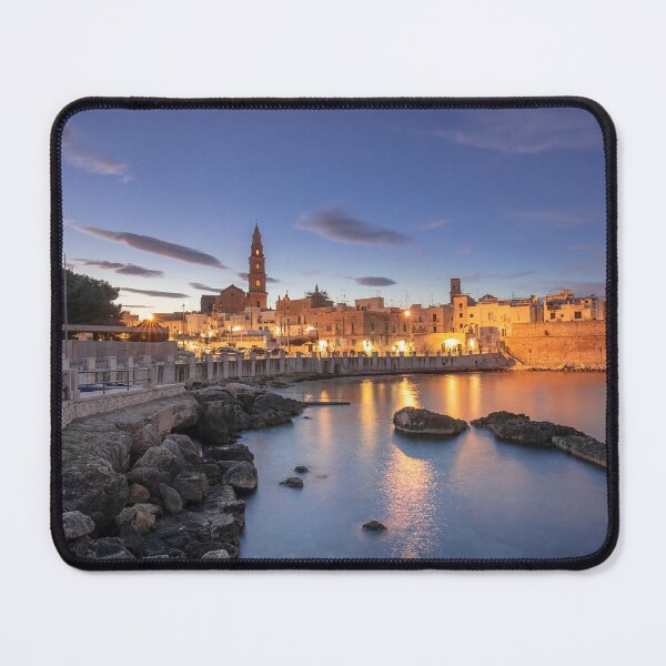 Item preview, Monopoli , Italy at night designed and sold by mitzobs.