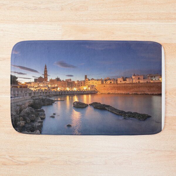 Item preview, Monopoli , Italy at night designed and sold by mitzobs.