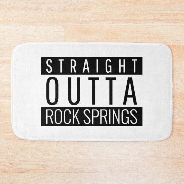 Aperçu de l'œuvre Tout droit sorti de Rock Springs Wyoming créée et vendue par Teelogic.