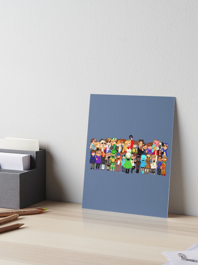 dream smp all members sticker art board print for sale by stardustdesigny redbubble