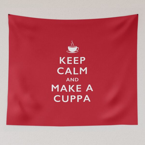 Item preview, Keep Calm and Make a Cuppa  designed and sold by NearTheKnuckle.