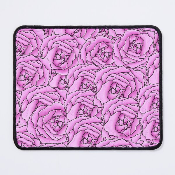 Item preview, Hand Drawn Pink Rose Pattern designed and sold by HomesvilleArt.