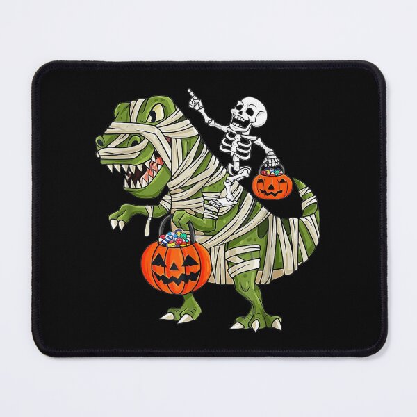 Item preview, Skeleton Riding Mummy Dinosaur T rex Halloween designed and sold by Erstenenquis.