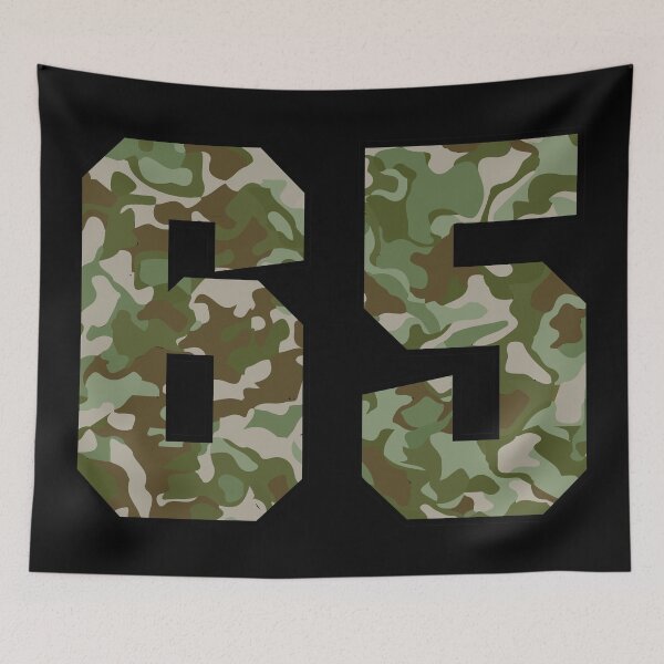 Item preview, Army Camo Number Sixty-five Veteran Lucky Number 65 designed and sold by Urosek.