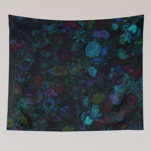 Item preview, Dark Floral Pattern - Digital Collage designed and sold by DoggoTankDesign.