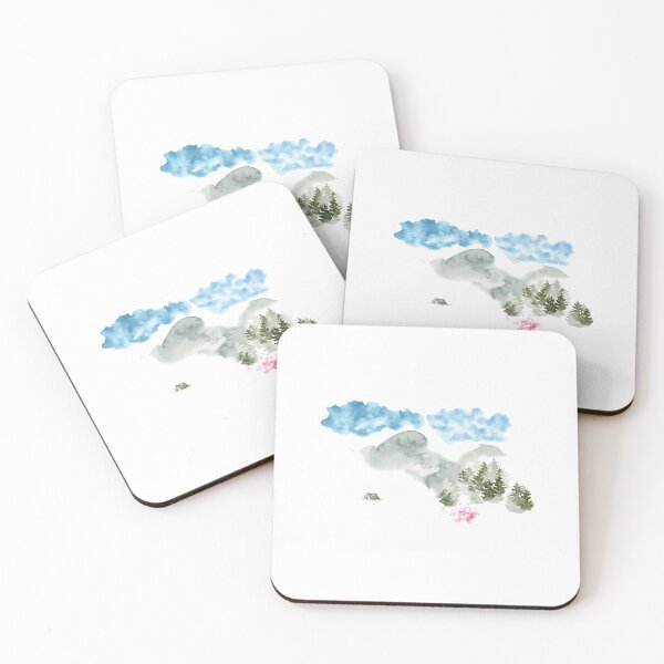Item preview, Hiking memory aquarell design designed and sold by Faith-NatureArt.