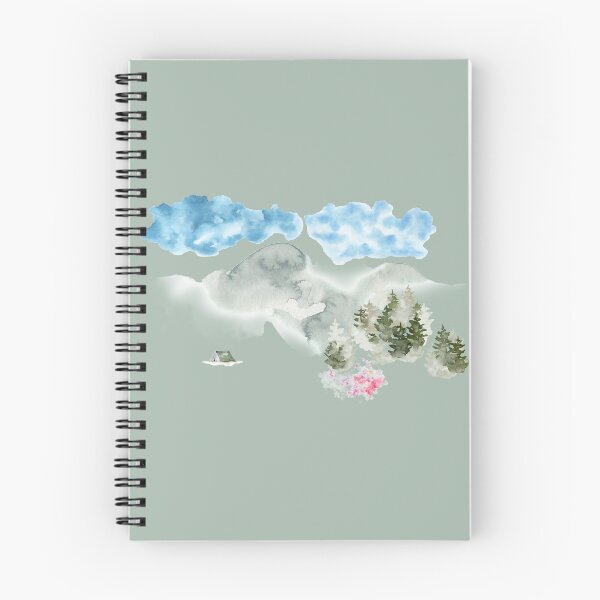 Item preview, Hiking memory aquarell design designed and sold by Faith-NatureArt.