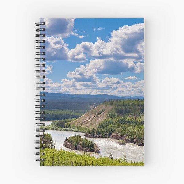 Item preview, Five Finger Rapids landscape Yukon River Canada designed and sold by ImagoBorealis.