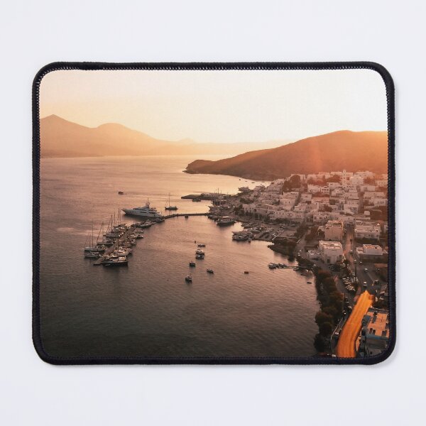 Item preview, Milos port sunset - Cyclades Greece designed and sold by DRONY.