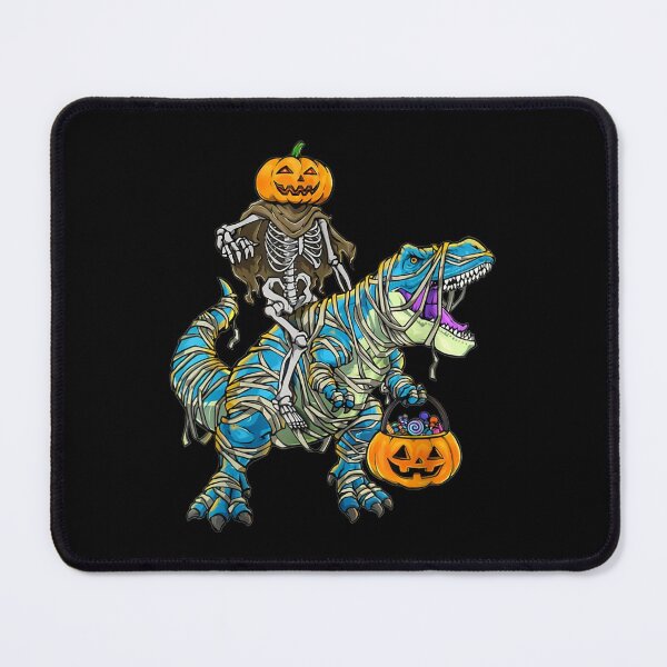 Item preview, Skeleton Riding Mummy Dinosaur T rex Halloween designed and sold by Erstenenquis.
