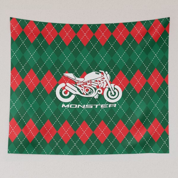 Item preview, Monster for Christmas, Season Greetings for the Real Biker designed and sold by etoide.