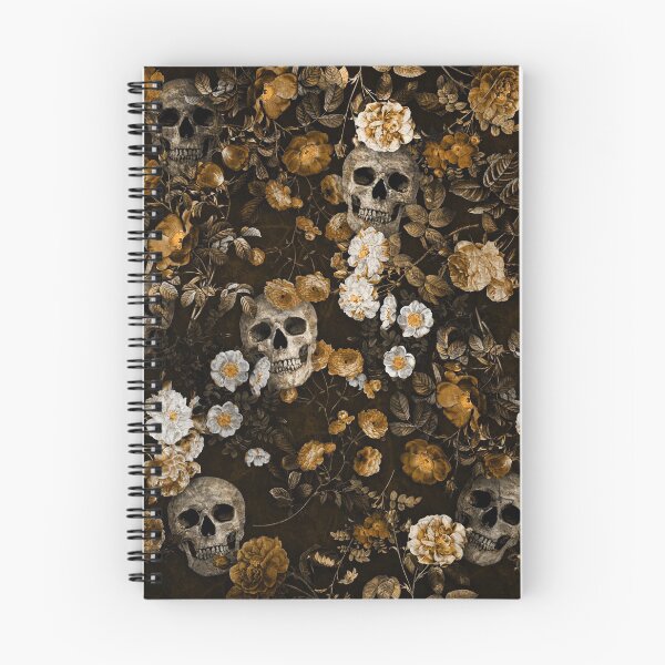 Item preview, Skull and Rose Pattern- Digital Collage (Cracked Vintage version) designed and sold by DoggoTankDesign.