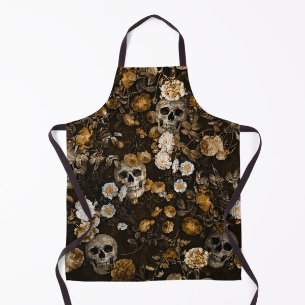 Item preview, Skull and Rose Pattern- Digital Collage (Cracked Vintage version) designed and sold by DoggoTankDesign.